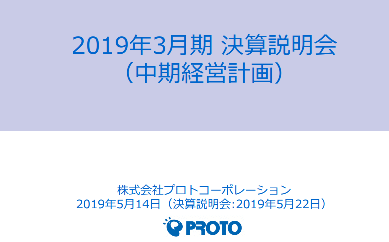 2019年3月期通期