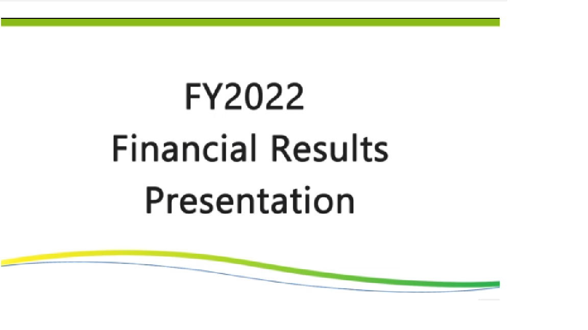 FY2022 Financial Results Presentation