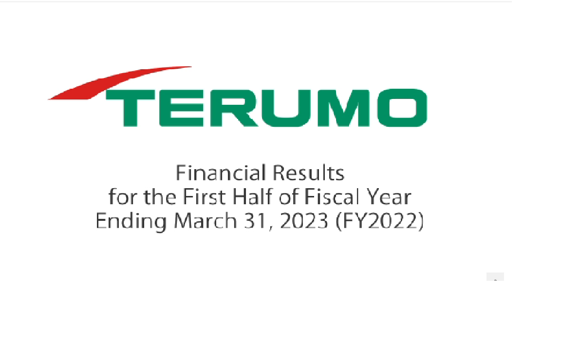 Financial Results for the 2nd Quarter of Fiscal Year Ending March 31, 2023 (FY2022)